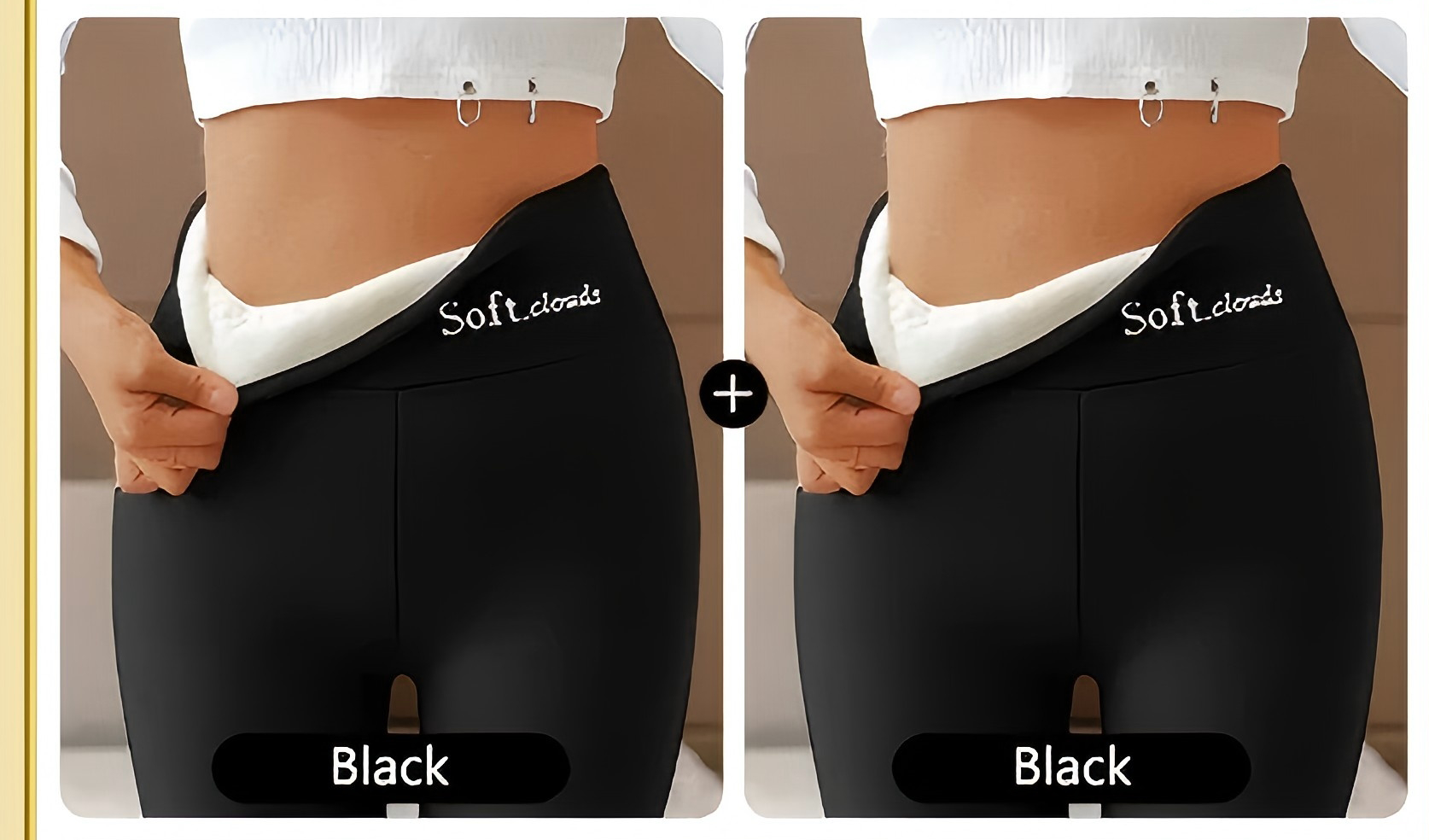 🔥 50% OFF -Cloudy Fleece Lined Leggings