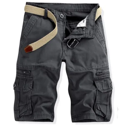 Men's Cargo Multi Pocket Cotton Shorts-Buy 2 Pcs Enjoy Free Shipping