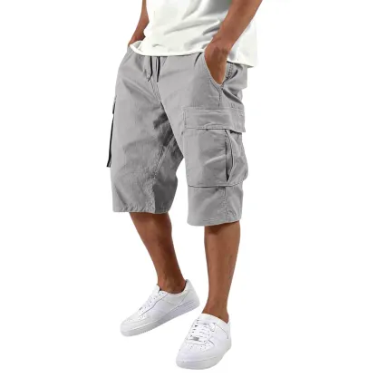 Men’s Multi-Pocket Cargo Shorts – Outdoor Utility & Casual Fit