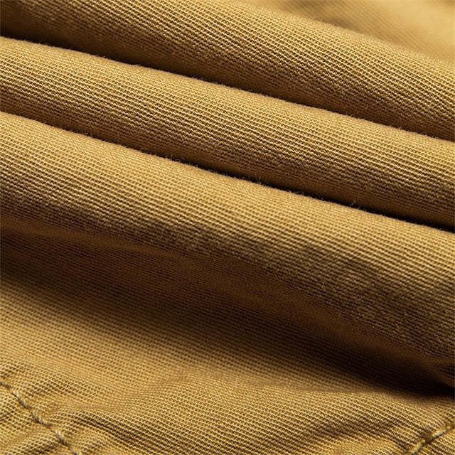 Men's Multi Pocket Plain Cargo Shorts