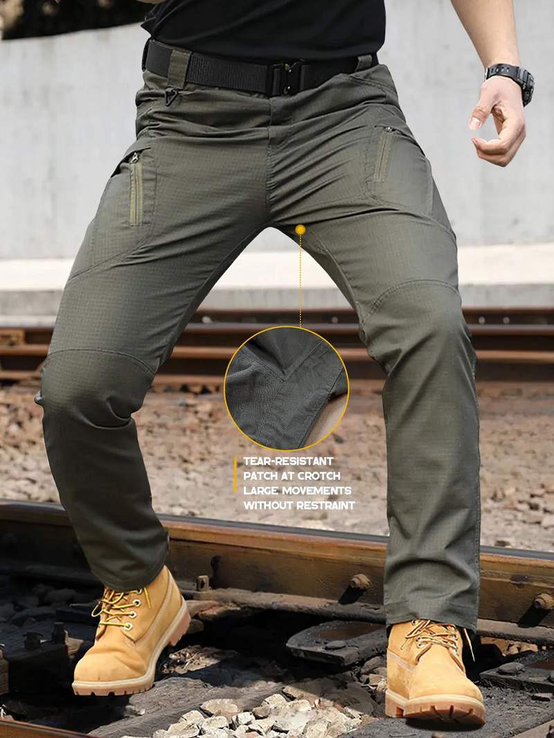 Men's Multi-Pocket Tactical Cargo Work Pants