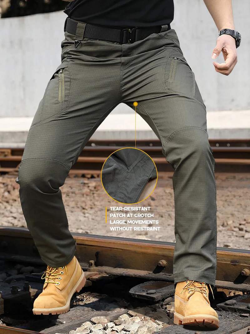 Men's Multi-Pocket Tactical Cargo Work Pants