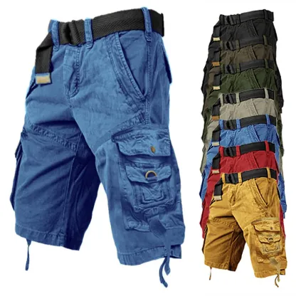 Men's Cargo Shorts Multi Pockets Cargo Shorts
