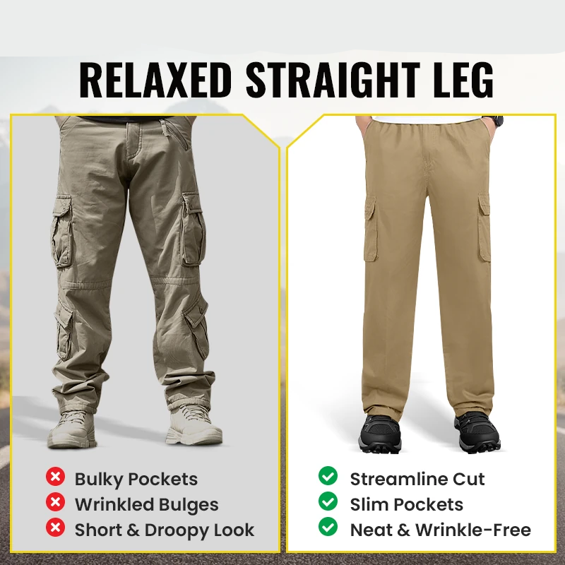 🔥 LAST DAY SALE — 70% OFF! Ultra Comfort Flex Fit Cargo Pants