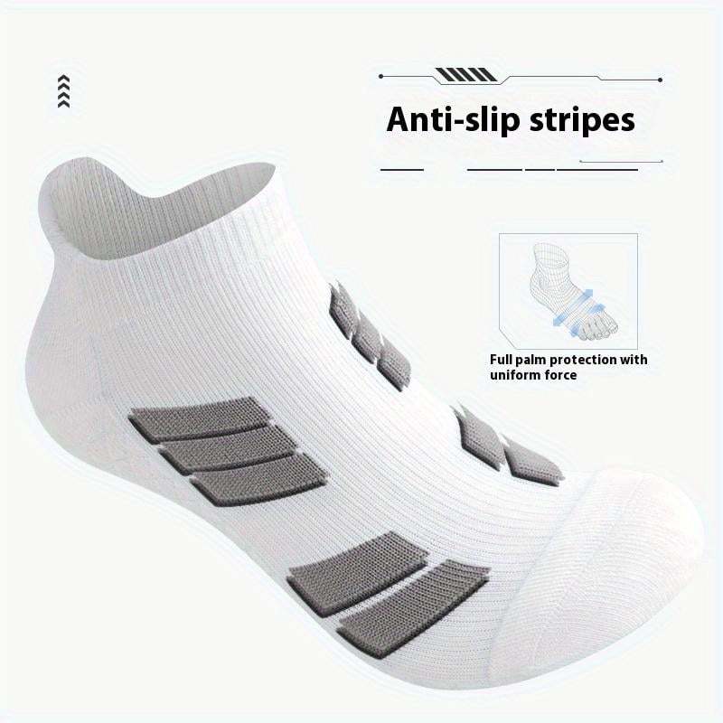 Stay-Put No-Show Sports Socks – Soft Cotton, Zero Slipping