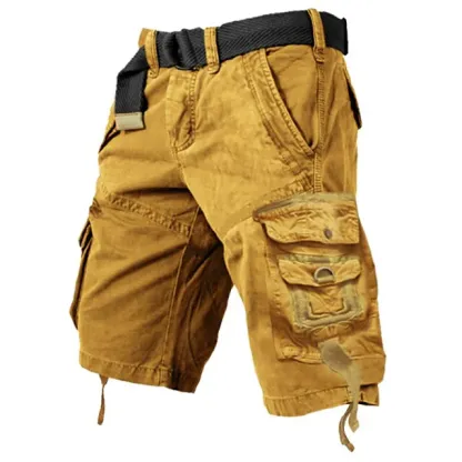 Men's Cargo Shorts Multi Pockets Cargo Shorts