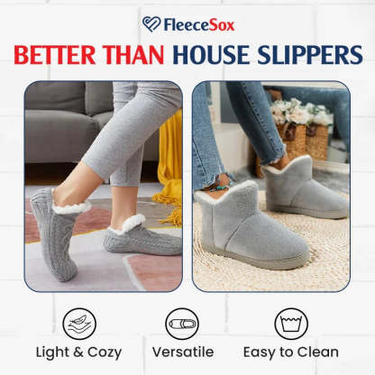 Fleece-Lined Non-Slip Thermal Slippers Socks-Buy 2 Pcs Get Free Shipping