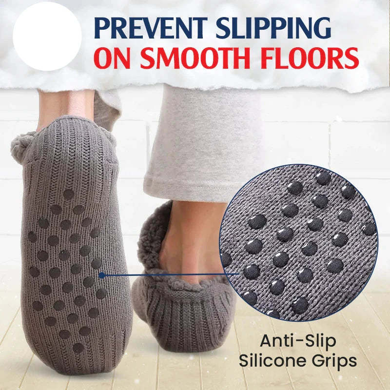 Fleece-Lined Non-Slip Thermal Slippers Socks-Buy 2 Pcs Get Free Shipping