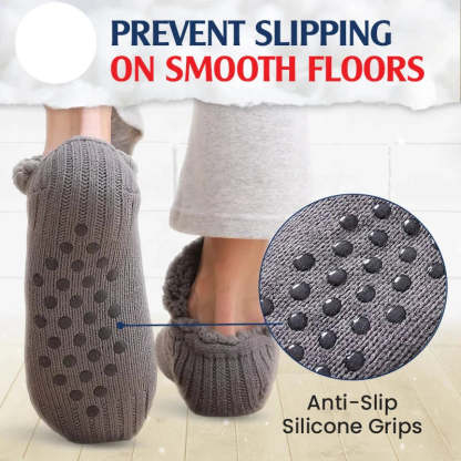 Fleece-Lined Non-Slip Thermal Slippers Socks-Buy 2 Pcs Get Free Shipping