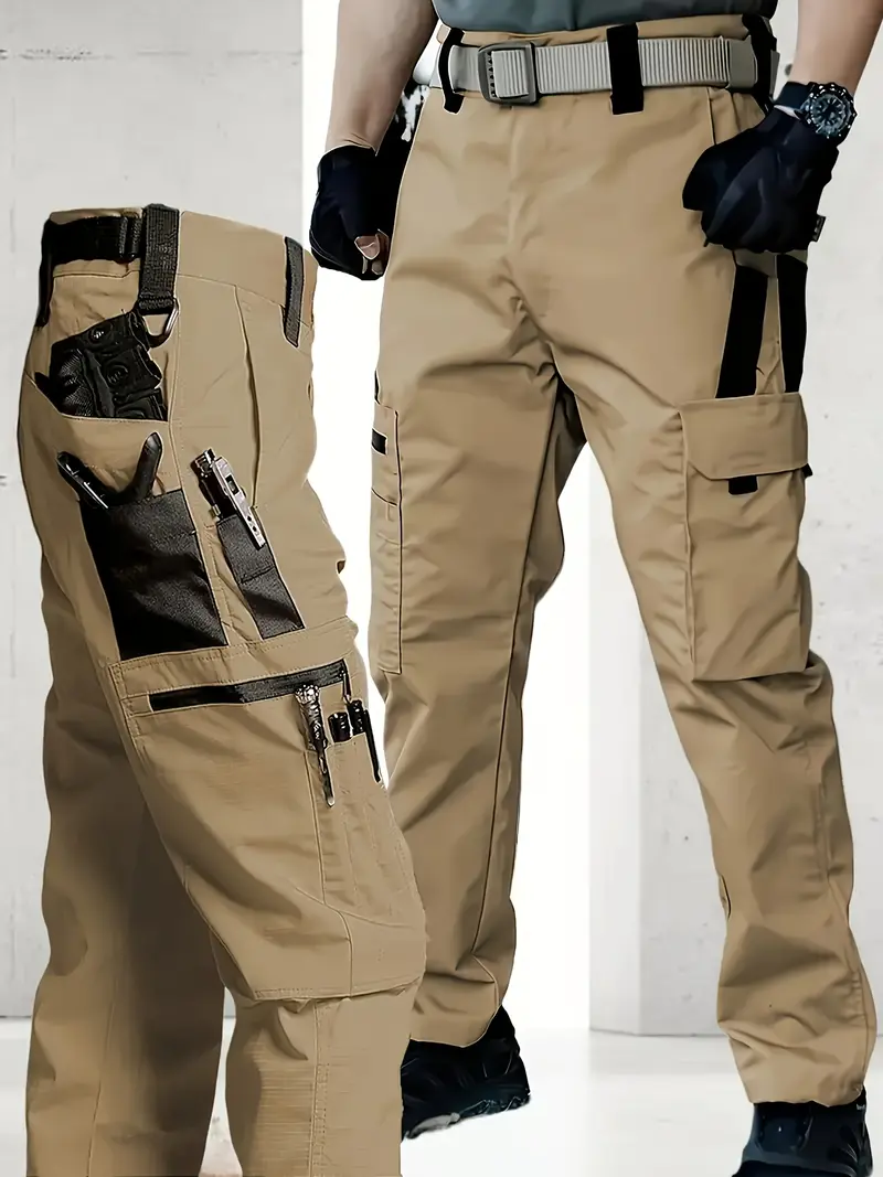 Men's Tactical Cargo Pants | Multi-Pocket Outdoor Work Pants