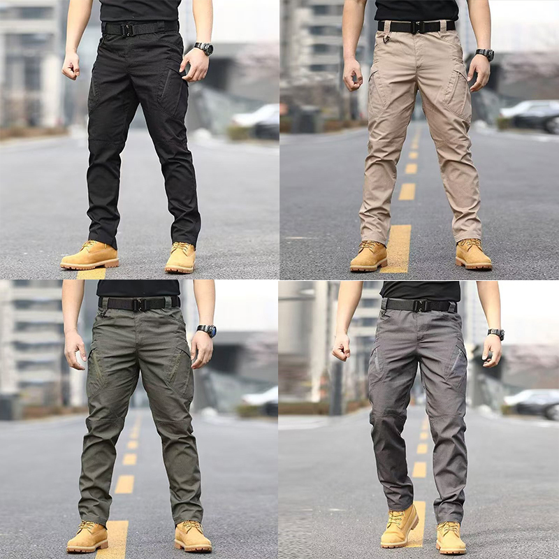 Men's Multi-Pocket Tactical Cargo Work Pants