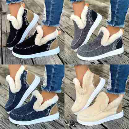 Orthopedic Fleece Slip-On Boots