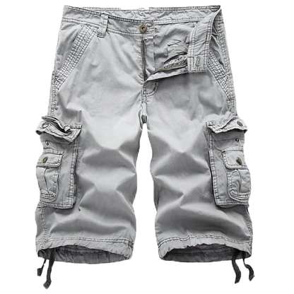 HomyJoy Men's Cargo Shorts Multi Pockets Twill Cargo Shorts