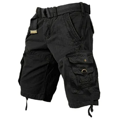 Men's Cargo Shorts Multi Pockets Cargo Shorts