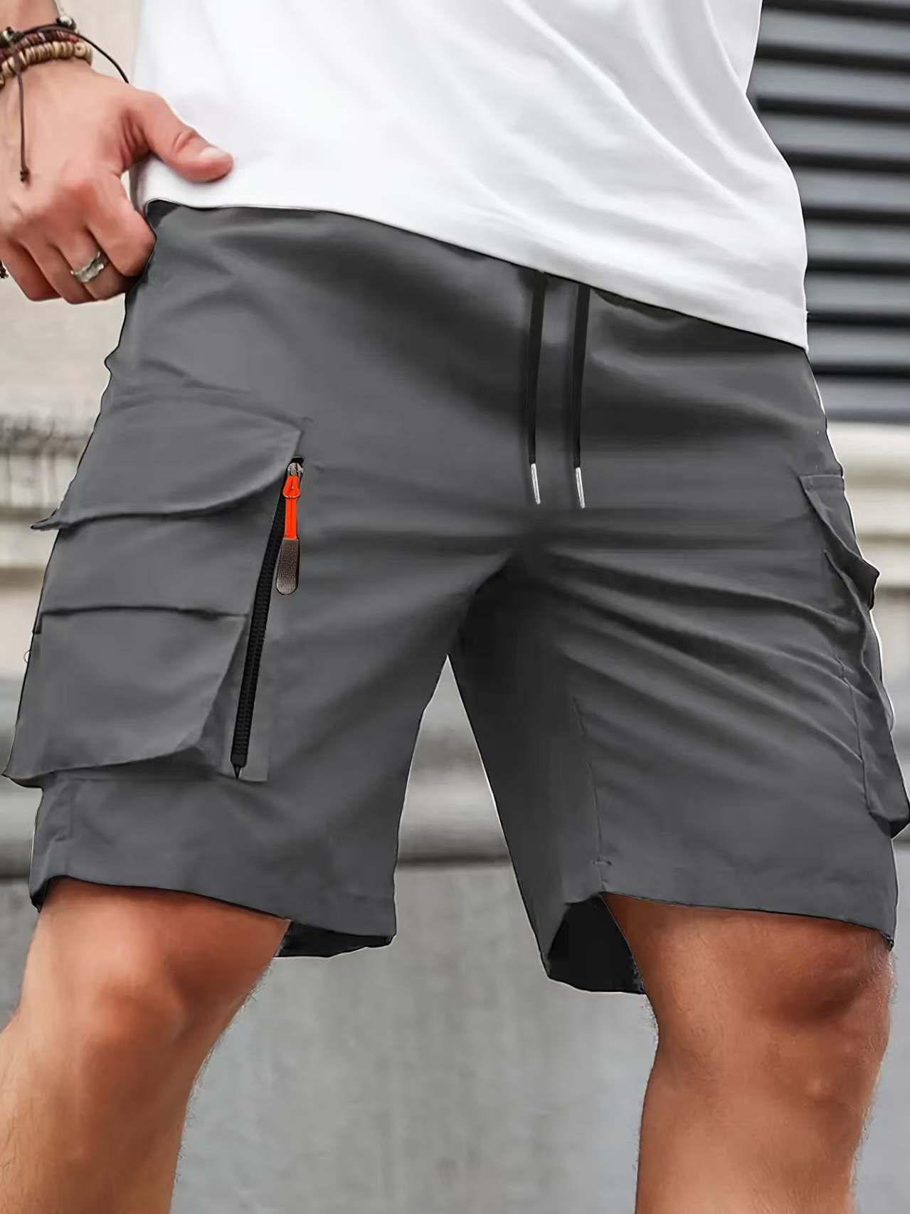 Men's Cargo Shorts – Multi-Pocket, Outdoor & Casual