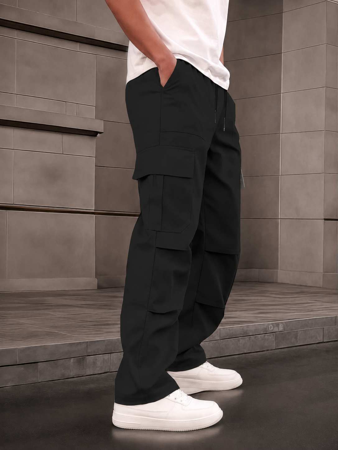 Men’s Cargo Pants For All-Season Daily Wear | Straight-Leg | Slim Fit | Multicolor Pocket
