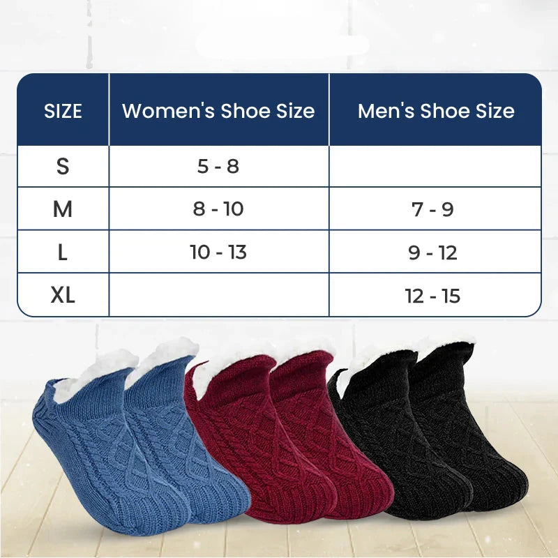 Fleece-Lined Non-Slip Thermal Slippers Socks-Buy 2 Pcs Get Free Shipping