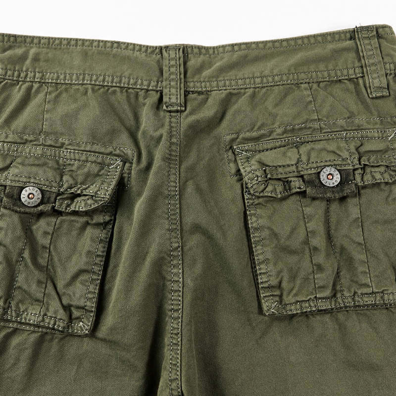 Overalls Multi-pocket Plus Size Five-point Men's Beach Shorts