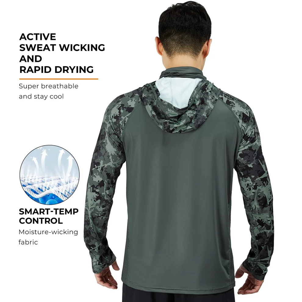 Outdoor activity essential—hooded mask integrated design
