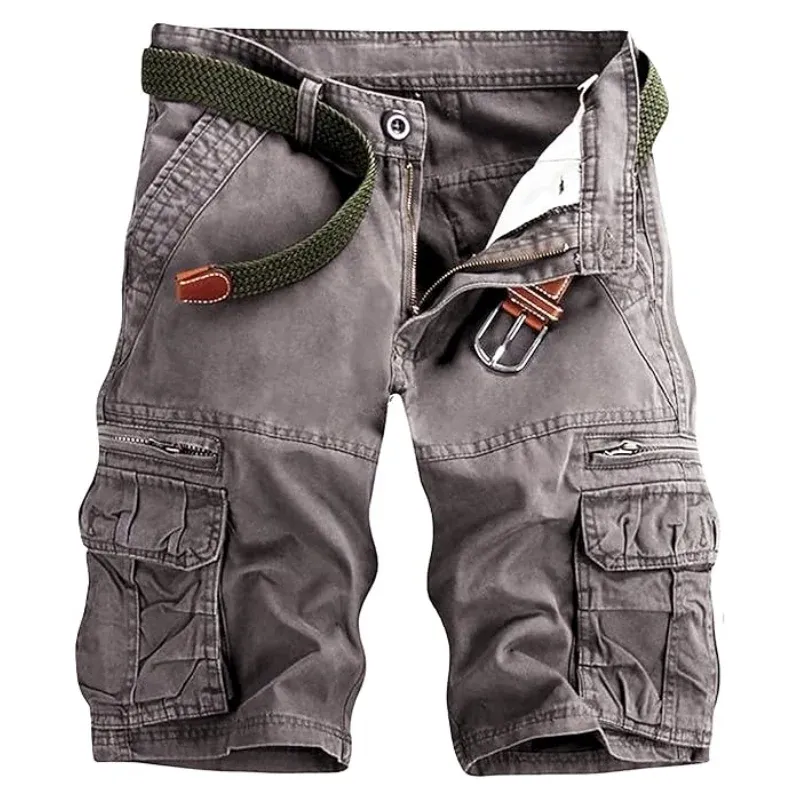 Men's Cargo Multi Pocket Cotton Shorts-Buy 2 Pcs Enjoy Free Shipping