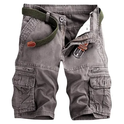 Men's Cargo Multi Pocket Cotton Shorts-Buy 2 Pcs Enjoy Free Shipping