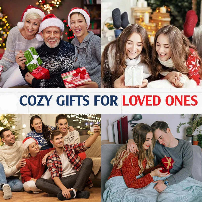 Fleece-Lined Non-Slip Thermal Slippers Socks-Buy 2 Pcs Get Free Shipping