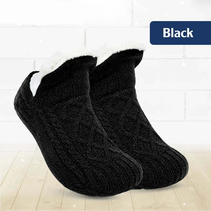 Fleece-Lined Non-Slip Thermal Slippers Socks-Buy 2 Pcs Get Free Shipping