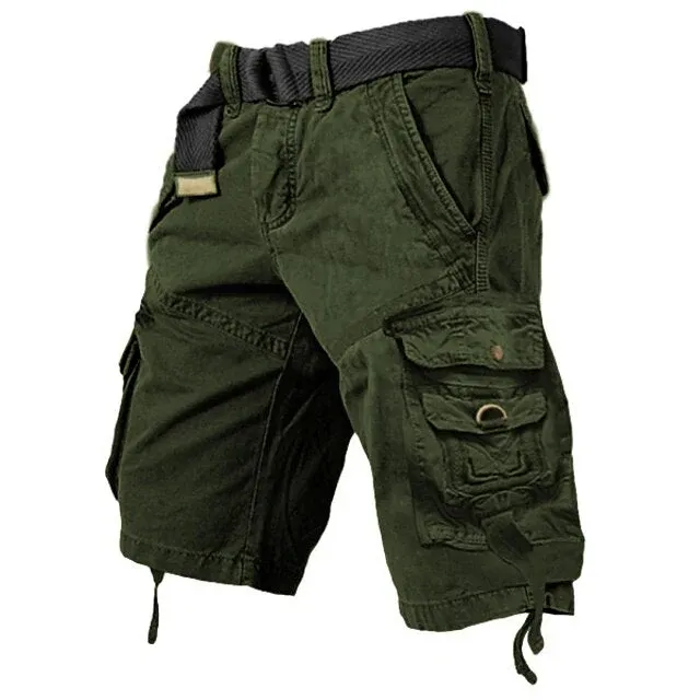 Men's Cargo Shorts Multi Pockets Cargo Shorts