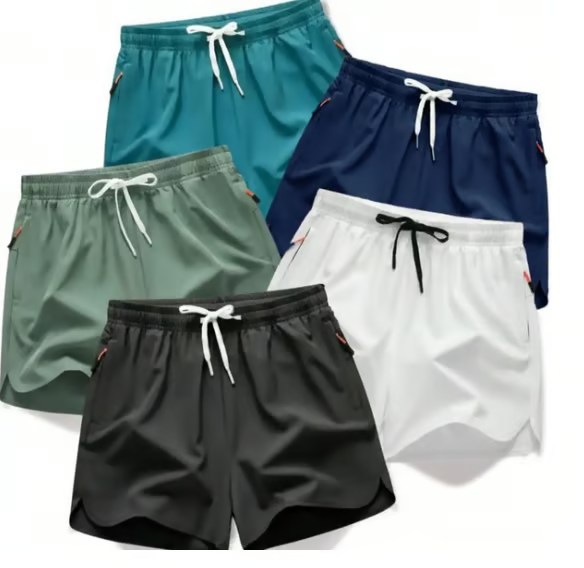 Men's Running Shorts – Quick-Dry Athletic Gym Shorts (1 / 5 Pack)