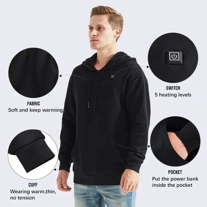 Black Friday 50% OFF - 🎁Unisex Heated Hoodie