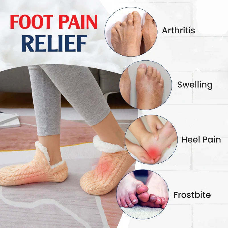 Fleece-Lined Non-Slip Thermal Slippers Socks-Buy 2 Pcs Get Free Shipping