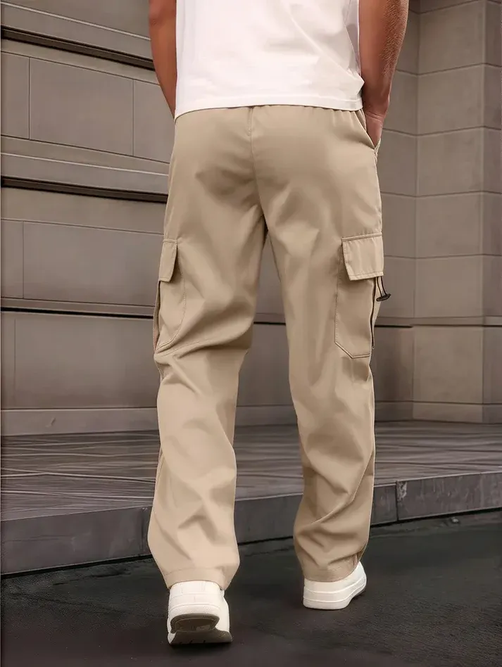Men’s Cargo Pants For All-Season Daily Wear | Straight-Leg | Slim Fit | Multicolor Pocket
