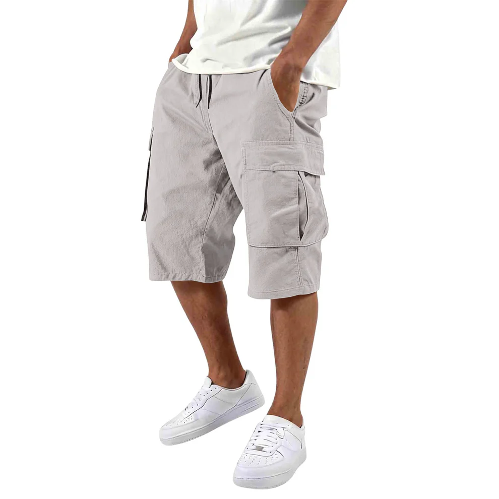 Men’s Multi-Pocket Cargo Shorts – Outdoor Utility & Casual Fit