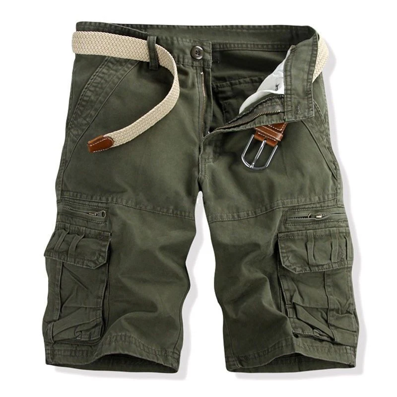 Men's Cargo Multi Pocket Cotton Shorts-Buy 2 Pcs Enjoy Free Shipping