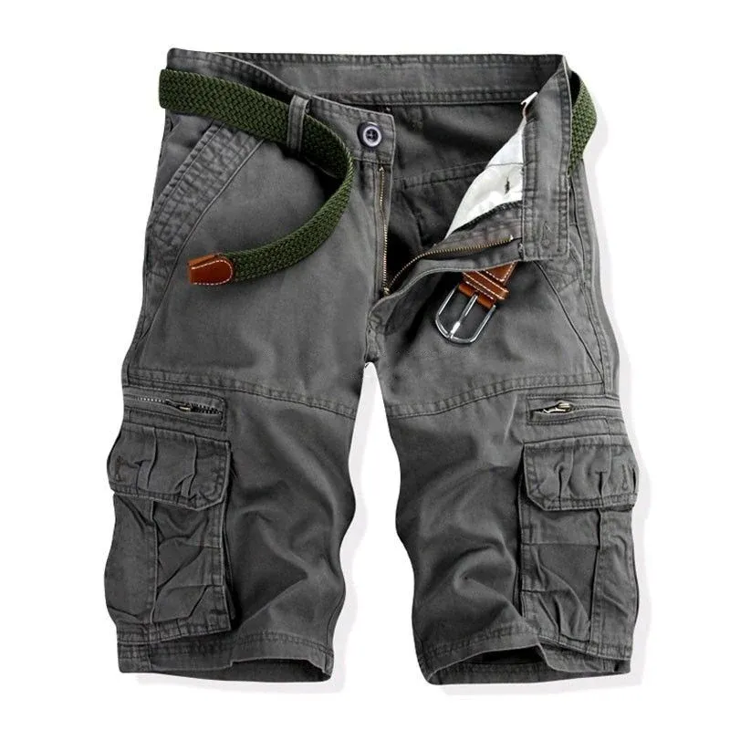 Men's Cargo Multi Pocket Cotton Shorts-Buy 2 Pcs Enjoy Free Shipping