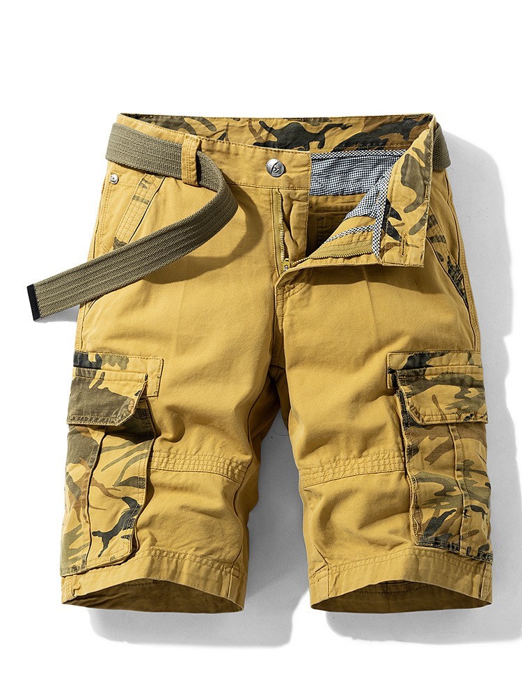 HomyJoy Men's Cargo Shorts Camouflage Pants