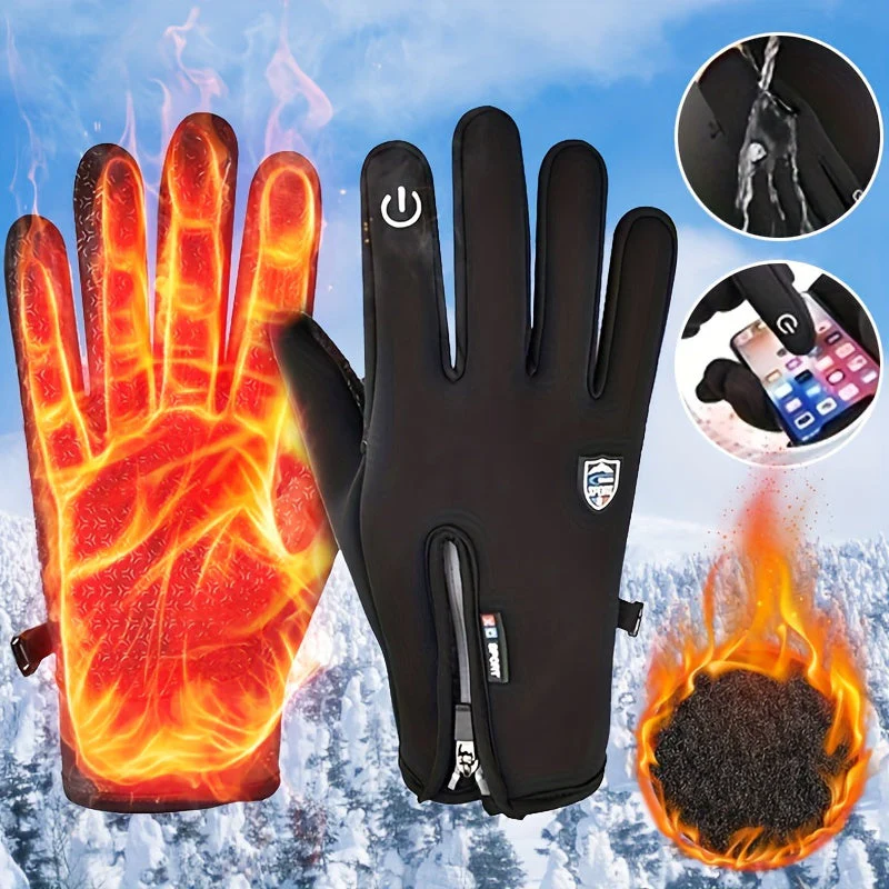 Black Friday 50% OFF - 🎁Sport Rechargeable Heated Electric touchscreen Gloves