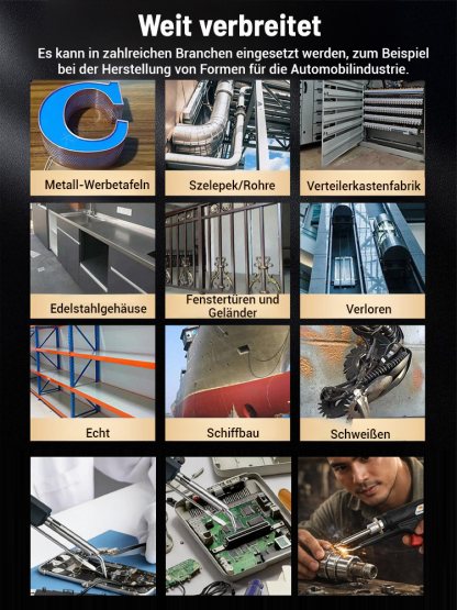 90-480 Grad Celsius einstellbares tragbares Laserschweißgerät 899A Schwarz