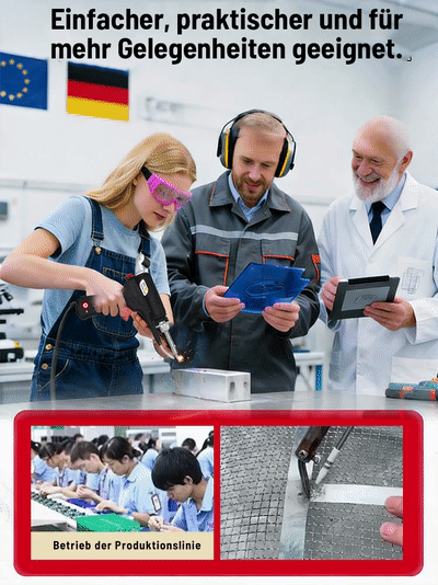 90-480 Grad Celsius einstellbares tragbares Laserschweißgerät 899A Schwarz