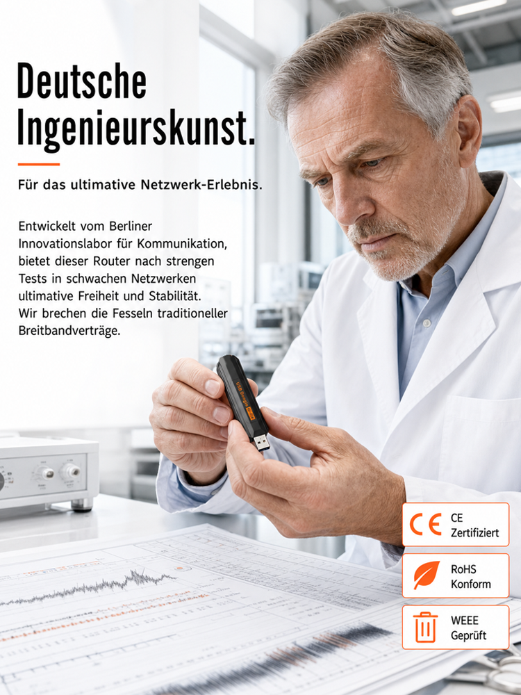 Auto‑WLAN‑Router für Europa – Keine Ausfälle mehr in Tunneln & auf der Autobahn