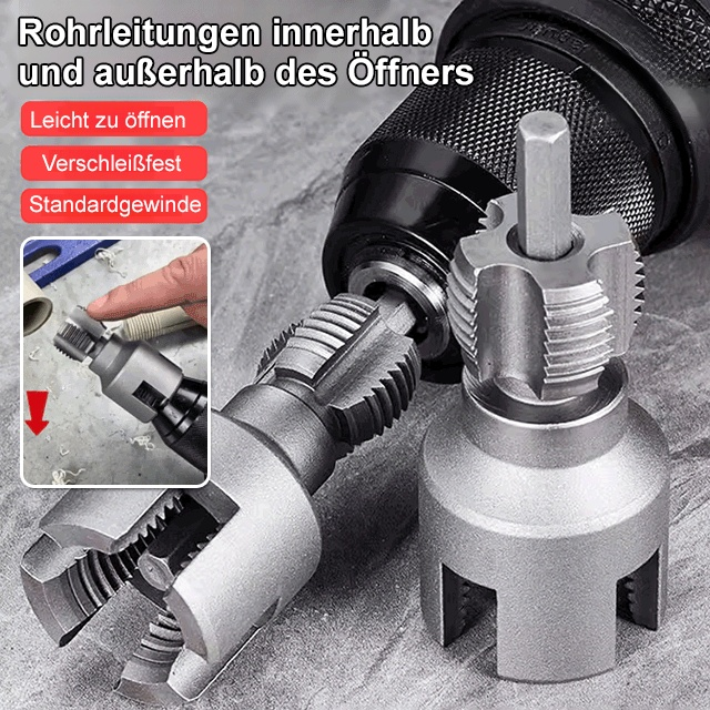 Innen- und außenintegrierter Präzisions-Gewindebohrer.
