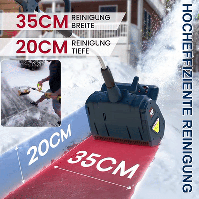 【100 m² geräumt in nur 3 Minuten!】Hochleistungs-Lithium-Schneefräse für den Hausgebrauch
