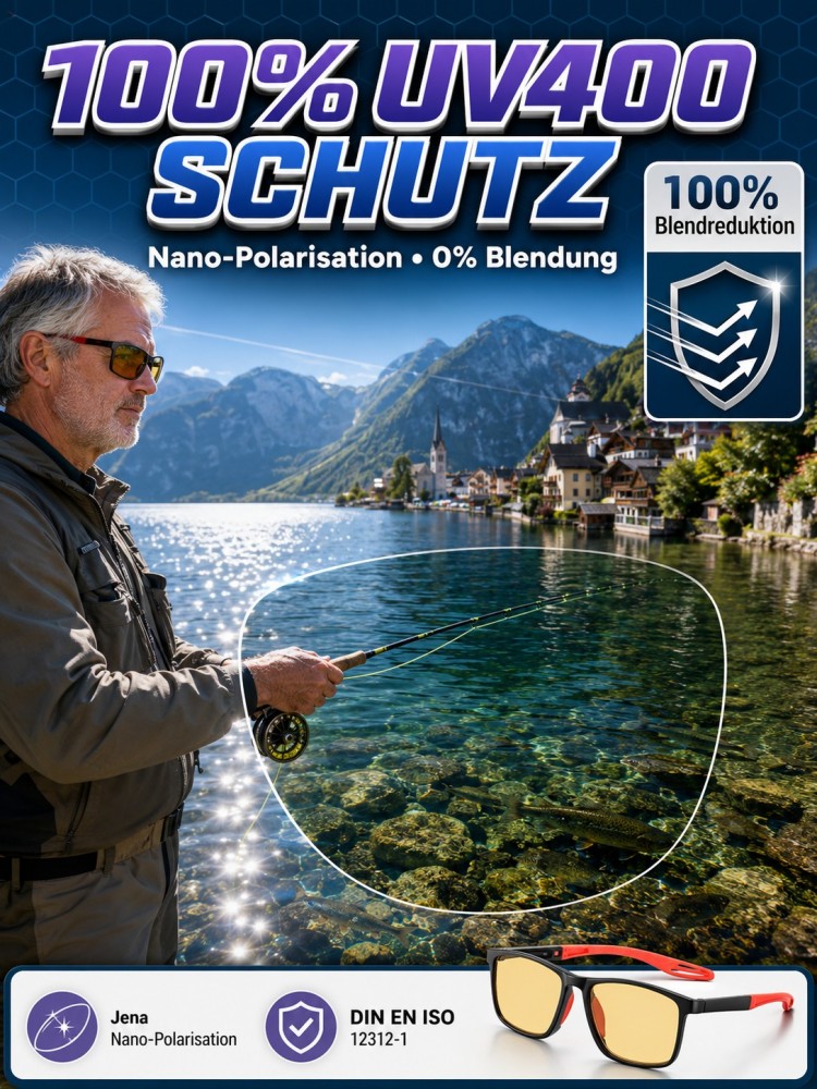 【Tag und Nacht verwendbar】Ultraleichte Sport-Nachtlesebrille