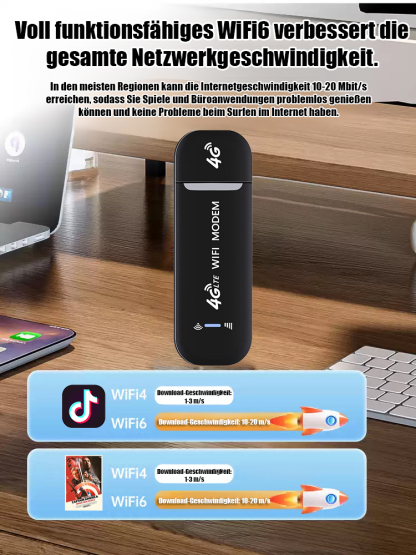 Drahtlose Netzwerkkarte tragbares WLAN.