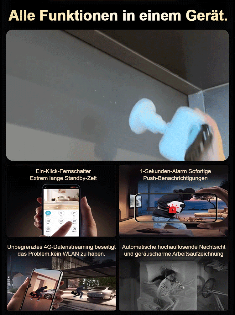 Wireless WLAN Überwachungskamera