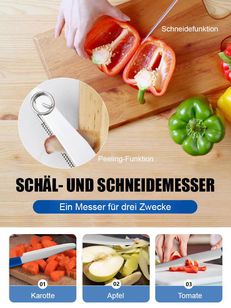 2-in-1 Obstmesser