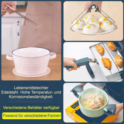 【Verhindert verbrannte Hände】Küchenschüsselgreifer-Set
