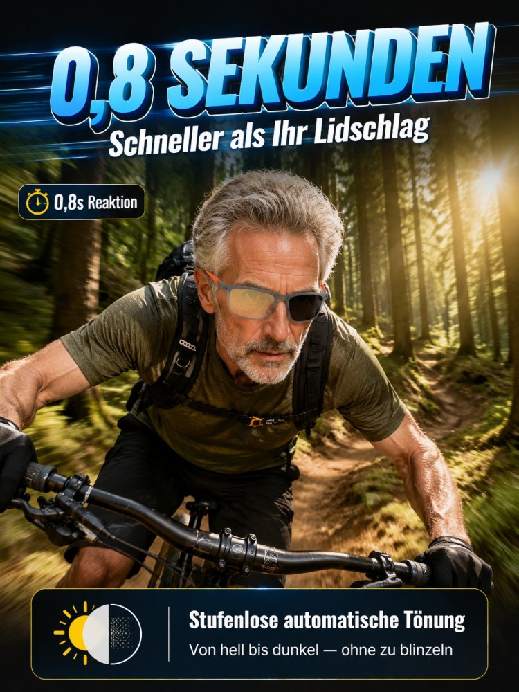 【Tag und Nacht verwendbar】Ultraleichte Sport-Nachtlesebrille