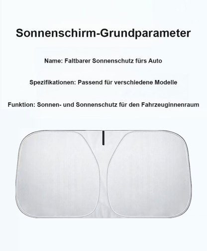 【1-Sekunden-Sonnenschutz】Faltbarer Auto-Sonnenblendschutz