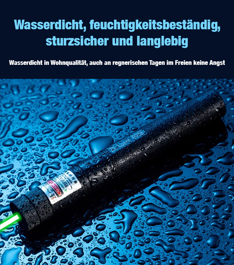 Rot-Grün Laserpointer | Extrem hell | Einzelpunkt | Sicher Klasse 2 | Spar-Set